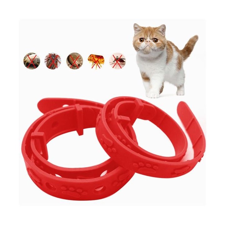 Verstellbare Katze mit effektiver Entfernung von Flohmilben, Läusen, Insektiziden und Mücken mit vierfacher Wirkung