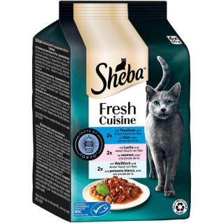 Sheba Fresh Cuisine Taste of Tokyo Thunfisch, Lachs & Weißfisch 6x50 g