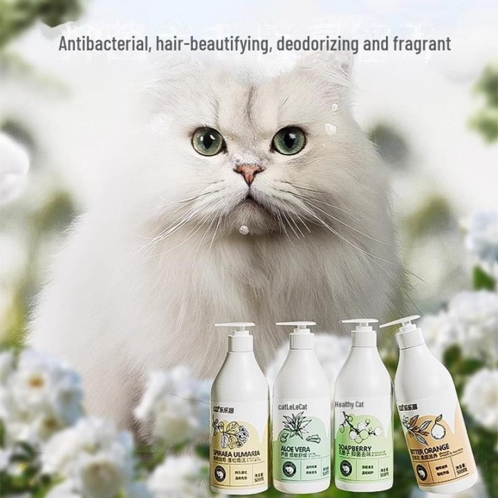 Antibakterielles und desodorierendes Katzenduschgel – Langanhaltendes duftendes Bad für Haustiere Universal shampoo for all c