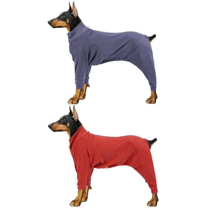 Hunde-Wintermantel, Fleece-Pullover, Pyjama, Haustier, winddicht, warm, Jacke für kaltes Wetter, gemütlich, für kleine und gr