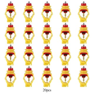 20 teile/paket Automatische Huhn Feeder Nippel Ente Geflügel Wasser Trinken Dispenser für 20mm Rohr