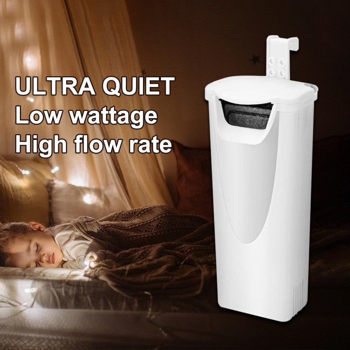 Kleiner Wasserfilter für Schildkrötenbecken, 3 W, für Wasserstand 2,5–10 cm, 200 l/h Durchflussrate EU plug filter