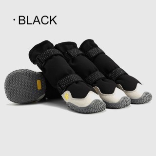 Hundestiefel für große Hunde, wasserdicht, mittelgroße Hunde, Schuhe, rutschfest, Pfotenschutz, Hundestiefel für 8 schwarz