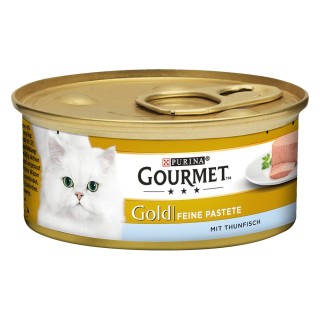 Sparpaket Gourmet Gold Feine Pastete 24 x 85 g - Mixpaket (Huhn & Thunfisch)