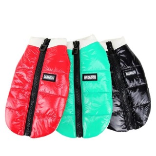 Pu-Leder wasserdichte Hundekleidung Fleece Linging Winter warme Hundejacke für kleine Hunde Chihuahua Weste Welpen Haustier Y