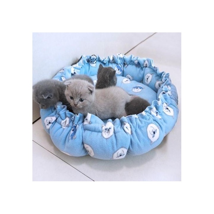 Katzen- und Hundenestmatten, großes Hundenest, Kürbisnestmatten, Haustiernester mit doppeltem Verwendungszweck S