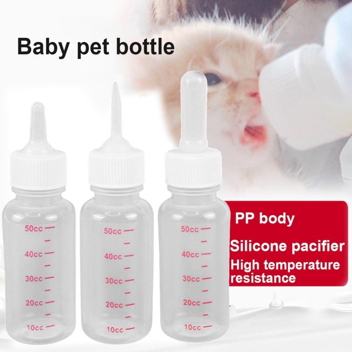 50ml Kapazität Hamster Welpen Fütterung Flasche Haustier Fütterung Flasche Silikon Kleine Tier Fütterung Flasche One Size