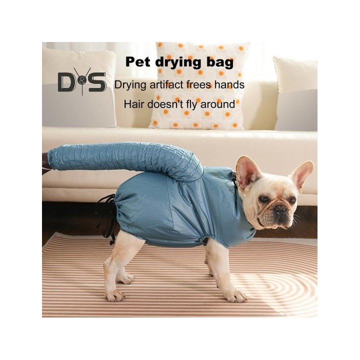 Zusammenklappbarer Trockensack für Haustiere, schnelltrocknender Hundehaartrockner, effiziente Föhntasche für Haustiere, für