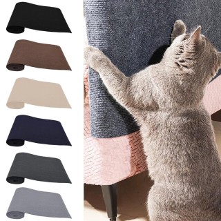 Zuschneidbare Katzenkratz-Sofamatte, selbstklebender Katzenkratzteppich zum Schutz der Möbel, Mehrzweck-Katzenkratzpad Small
