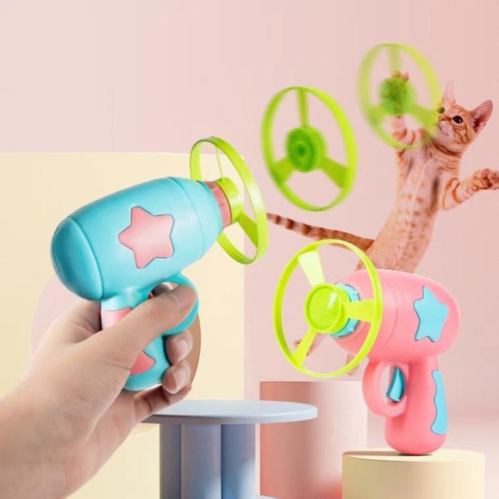 Lustige Katze Interaktive Teaser Ausbildung Spielzeug Kreative Kätzchen Mini Bambus-copter Spiele Spielzeug Haustiere Liefert
