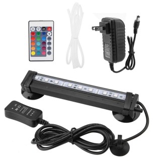 Aquarium, Aquarium, LED, mehrfarbig, Aquarium, Aquarium, tropische Wasserpflanze, Energie, lange Fernbedienung im Lieferumfan