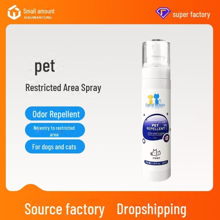 Haustier-Zonenspray: Abwehrmittel für Katzen und Hunde zum Training und zur Vorbeugung von Kratzen, Beißen und Urinieren 500m