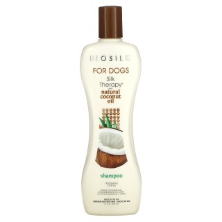Biosilk, Silky Therapy, mit natürlichem Kokosnussöl-Shampoo, für Hunde, 12 fl oz (355 ml)