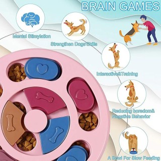 Multifunktionale Hunde Puzzle Spielzeug Welpen Intelligenz Fütterung Spielzeug Pädagogisches One Size