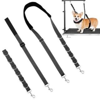 3-teilige Bauchgurte für die Hundepflege mit Klemmverlängerungsschlaufe, verstellbares Design, einfach zu verwendende Seile z