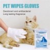 12 neue Non-Woven-Handschuhe ohne Bade- und Katzenfreiheit weiß