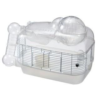 CAINZ Käfig, Breite 50 cm, Tiefe 27 cm, Höhe, leicht zu beobachten, breit, für Hamster, Kleintiere, kein Werkzeug erforderlic