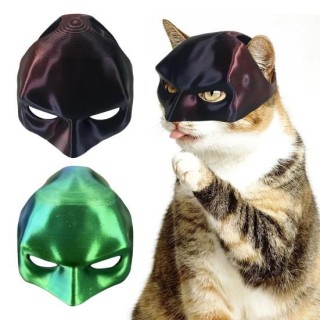 Katzen-Fledermaus-Cosplay-Hut für Katzen, handgefertigt, Fledermaus-Avenger-Gesichtskissen, Katzen-Cosplay-Requisite, Hallowe