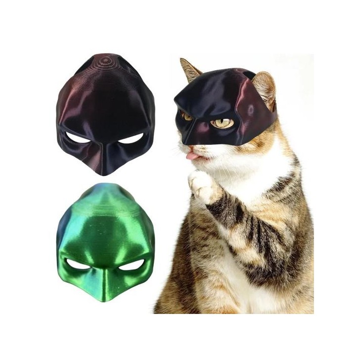 Katzen-Fledermaus-Cosplay-Hut für Katzen, handgefertigt, Fledermaus-Avenger-Gesichtskissen, Katzen-Cosplay-Requisite, Hallowe