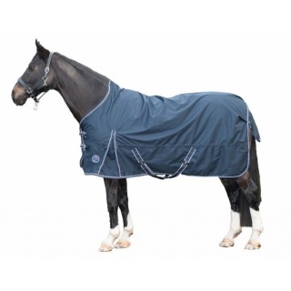 HKM Highneckdecke Starter 600D mit Polarfleece 0g - dunkelblau