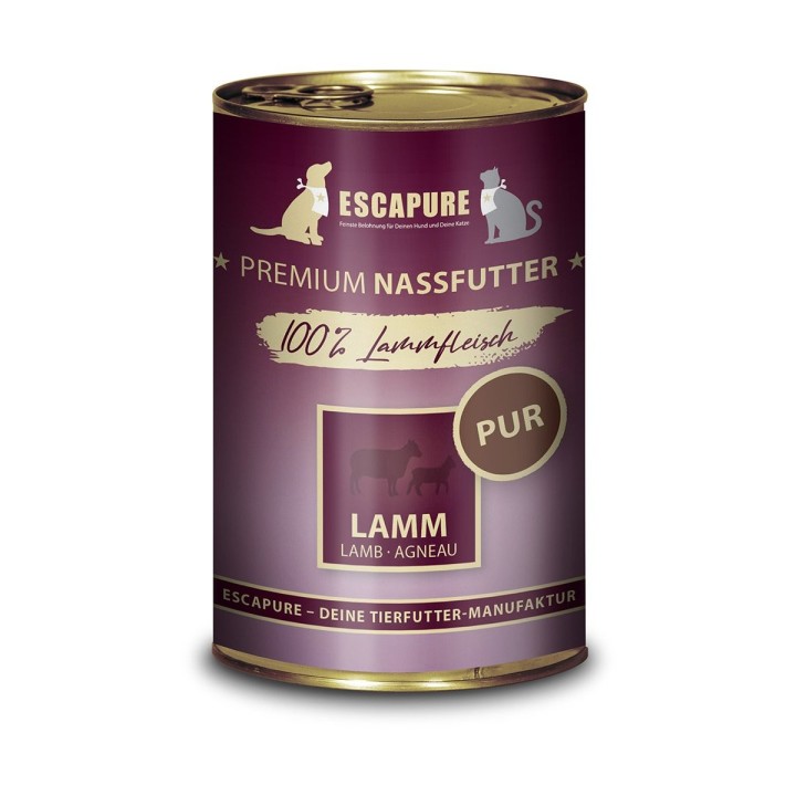 Escapure Lamm PUR 6x400g