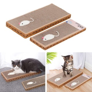 Matte Katzenprodukt Wellpappe Kratzbrett Katzenkratzbrett Kätzchenkratzer Recycelbares Spielspielzeug S