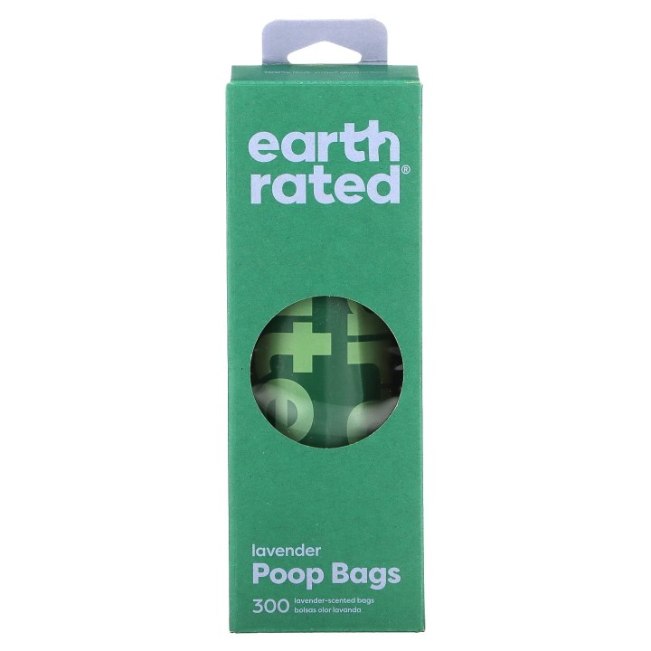 Earth Rated, Hundestreubeutel, Lavendel, 300 Packungen