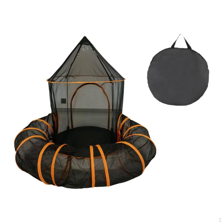 Katzentunnelrohr Interaktives Spielzeug Kratzfester Spielplatz Haustierzelt Set Hundekäfig