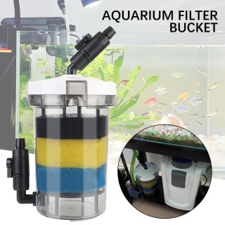 Dreischichtiger Fischtankfilter, externer Filterbehälter für die Sauerstoffversorgung von Aquarien, Tauchfiltration, Wasserre