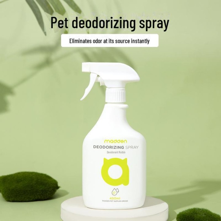 Desodorierendes Haustierspray zur Entfernung von Hunde- und Katzenuringeruch 450ml