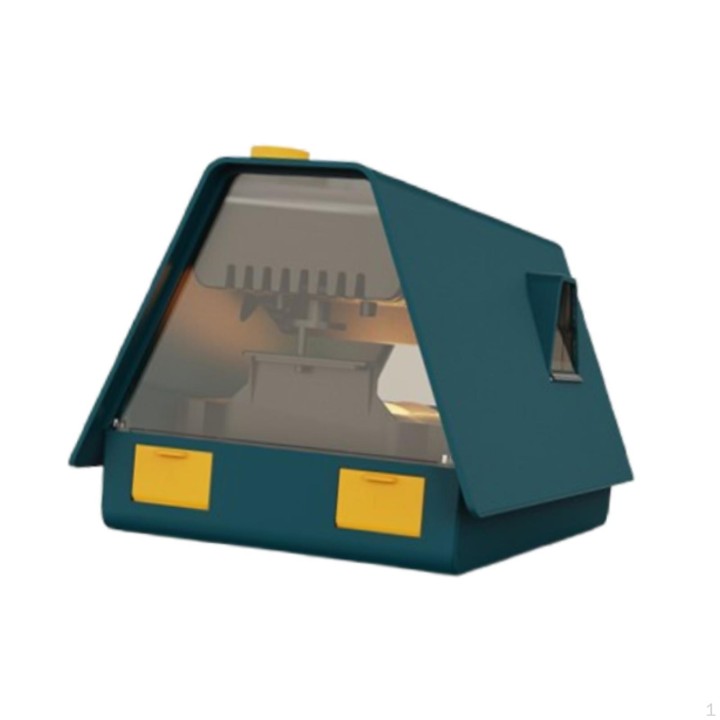 Brutkasten für 10 Eier, automatischer Eierwender mit Temperatur- und Feuchtigkeitsanzeige, Durchleuchtungsgerät für Tauben un