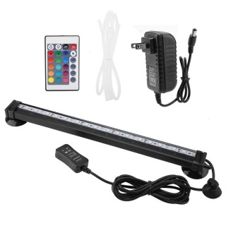 LED Aquarium Aquarium Licht mit Fernbedienung 4 Beleuchtungsstufen Aquarienbeleuchtung Tropische Zierpflanzen Energie inkl. S