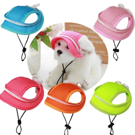 Atmungsaktive Prinzessin Haustier Kappe Runde Krempe Fliege Hund Sombrero Hut Mode Hund Baseball Caps Sommer S grün