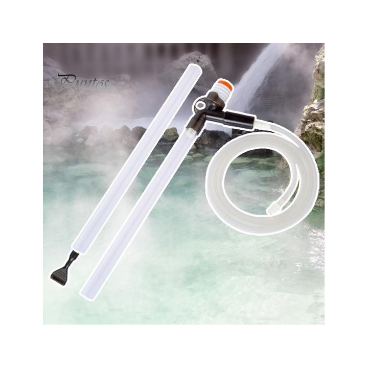 Aquarium-Staubsauger mit 200 cm Schlauchfilter, Aquarium-Sandwäsche, Fischfutter-Abfallentfernung, manueller Wasserwechsel, m