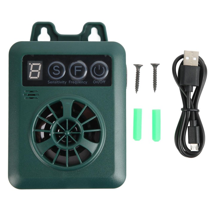 Ultraschall Hund Bellen Abschreckung Handheld Einstellbare Wasserdichte Bellen Kontrolle Gerät für Kleine weiß