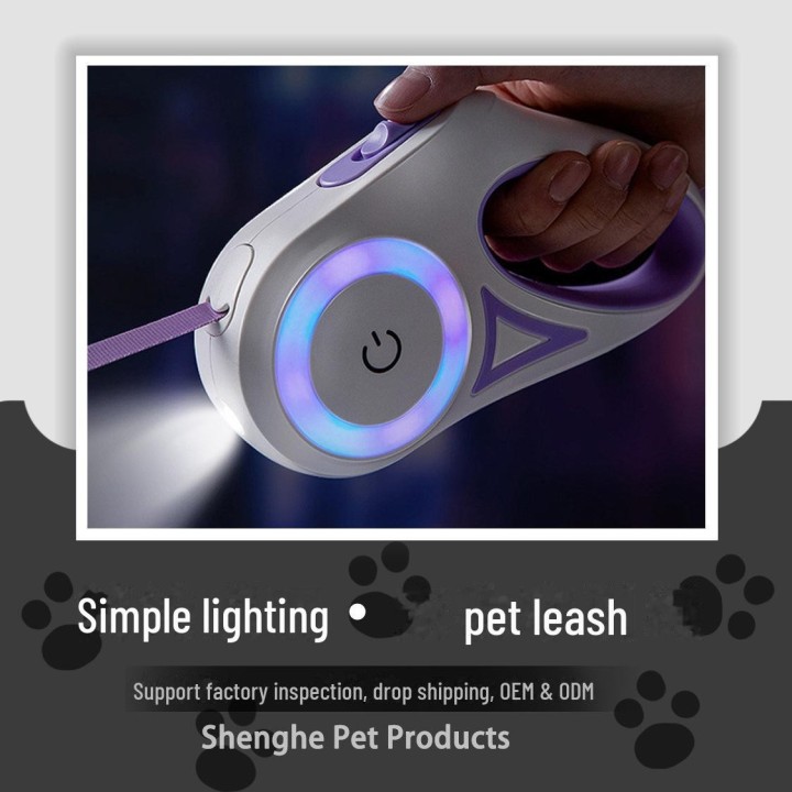 Einziehbare Haustierleine – 3 m und 5 m für kleine bis mittelgroße Hunde 3m