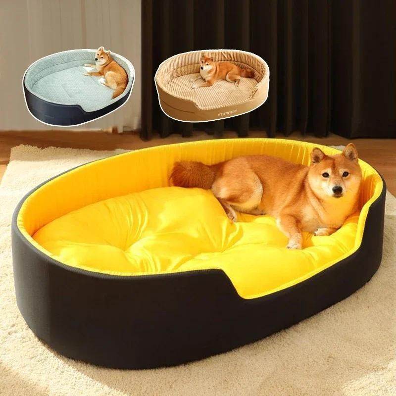 Hundebett für alle Jahreszeiten, universell einsetzbar, große Größe, extragroß, Hundehaus, Sofa, Zwinger, weiches warmes Bett