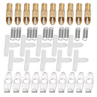 10 teile/satz Edelstahl Automatische Nippel Waterer für Kaninchen Ratte Frettchen(Entenschnabel)