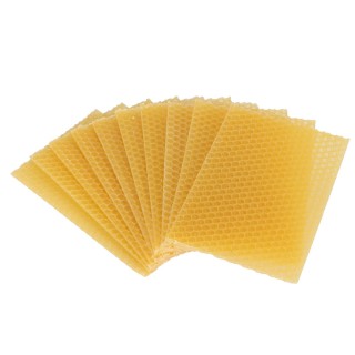 10Pcs Bienenzucht Bienenwachs Foundation Beehive Wachs Rahmen für Möbel Boden Polieren