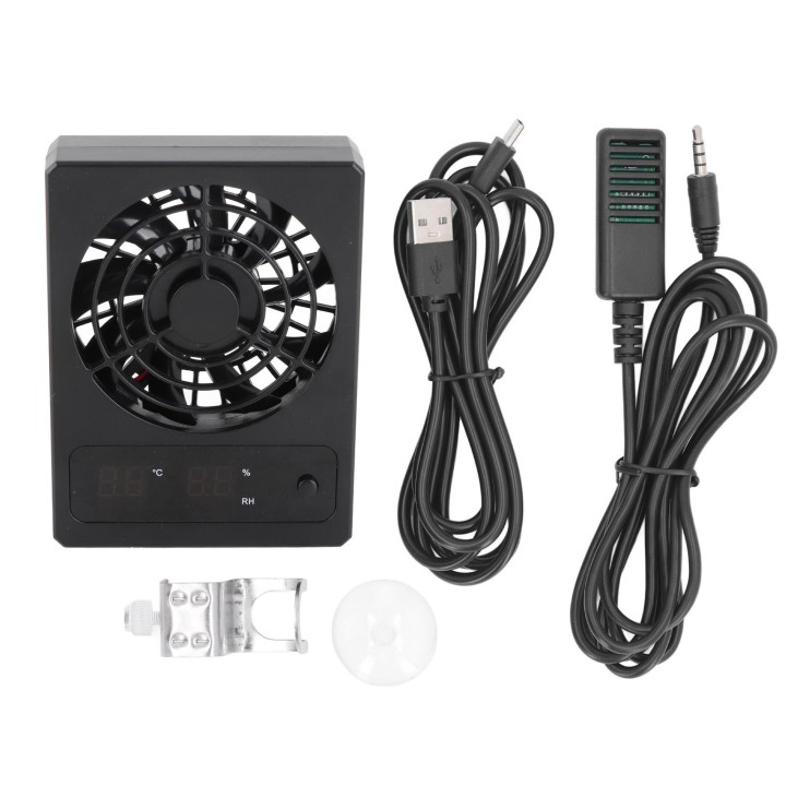 Leiser Ventilator für Reptilienbecken, verbessert die Luftzirkulation und entfeuchtet Regenwald-Terrarium