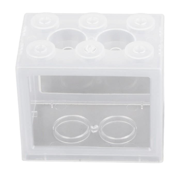 Kleine Betta Fisch Tank Transparent Acryl Explosionsgeschützte Tragbare Miniatur Fisch Tank Aquarium für transparent