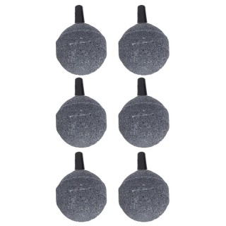 3 Beutel Blasendiffusor Sandstein Belüftungsstein 25 mm für Aquarium-Pumpe