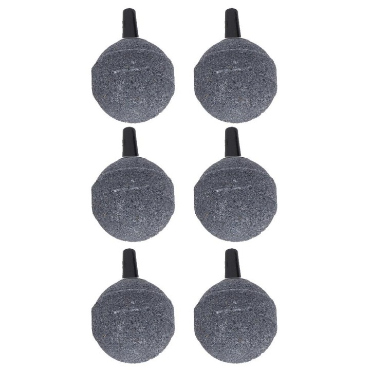 3 Beutel Blasendiffusor Sandstein Belüftungsstein 25 mm für Aquarium-Pumpe