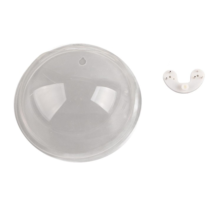 Mini-Wandmontierte hängende transparente Fischschale aus Acryl, Aquarium-Dekoration, 15 cm
