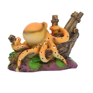 Harz Aquarium Künstliche Simulation Octopus Verstecken Haus Aquarium Landschaft Ornament Zubehör