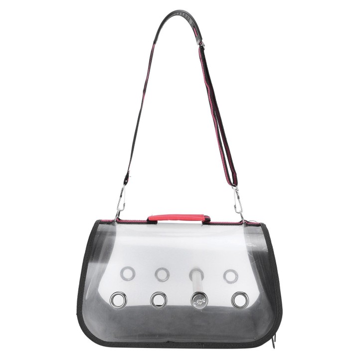 Vogelträger, tragbarer Papageien-Reisekäfig, atmungsaktiv, leicht, Vogeltasche mit Sitzstange