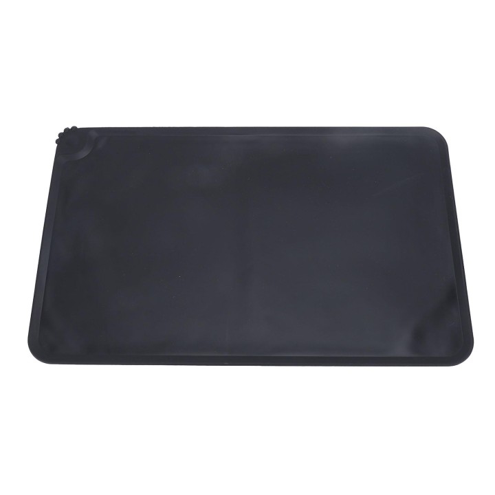 Silikon Haustier Fütterung Matte Spill Proof Anti Slip Waschbar Niedlichen Look Katze Hund Lebensmittel Wasser Schüssel Matte