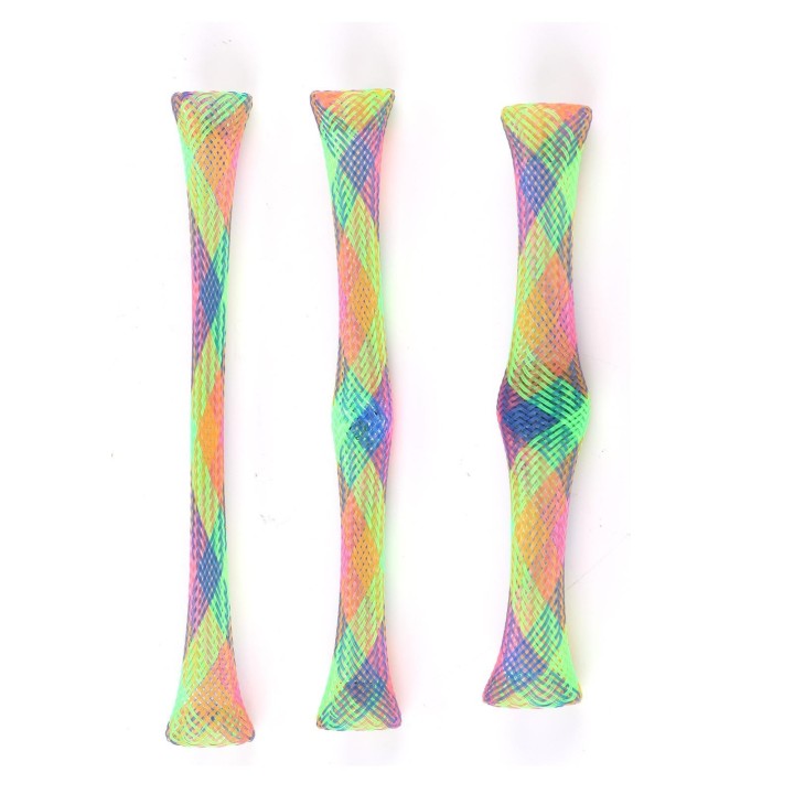 3-teiliges Röhrenspielzeug in Federform für Katzen, bunt, hüpfendes interaktives Spielzeug mit Glocke und Katzenminze