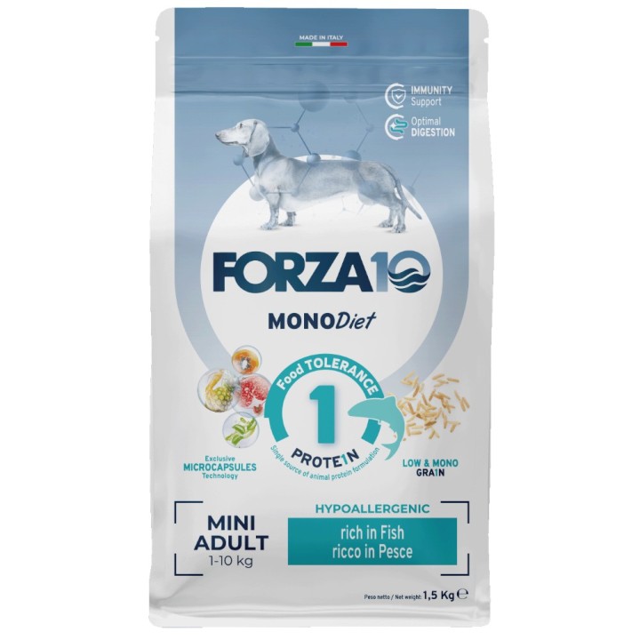 Forza 10 Mini Diet mit Fisch - Sparpaket: 2 x 1,5 kg