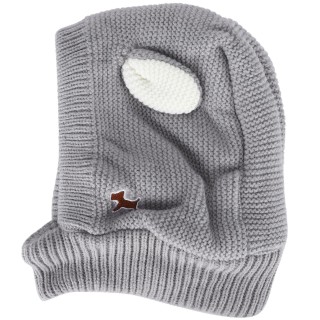 Gestrickte Haustier Hund Beanie Hut Warme Winter Häkeln Welpen Hut Gemütliche Lustige Kostüm Haustier CapGrau beige